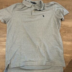 U.S. Polo Assn. Gray Polo Shirt Classic Fit
